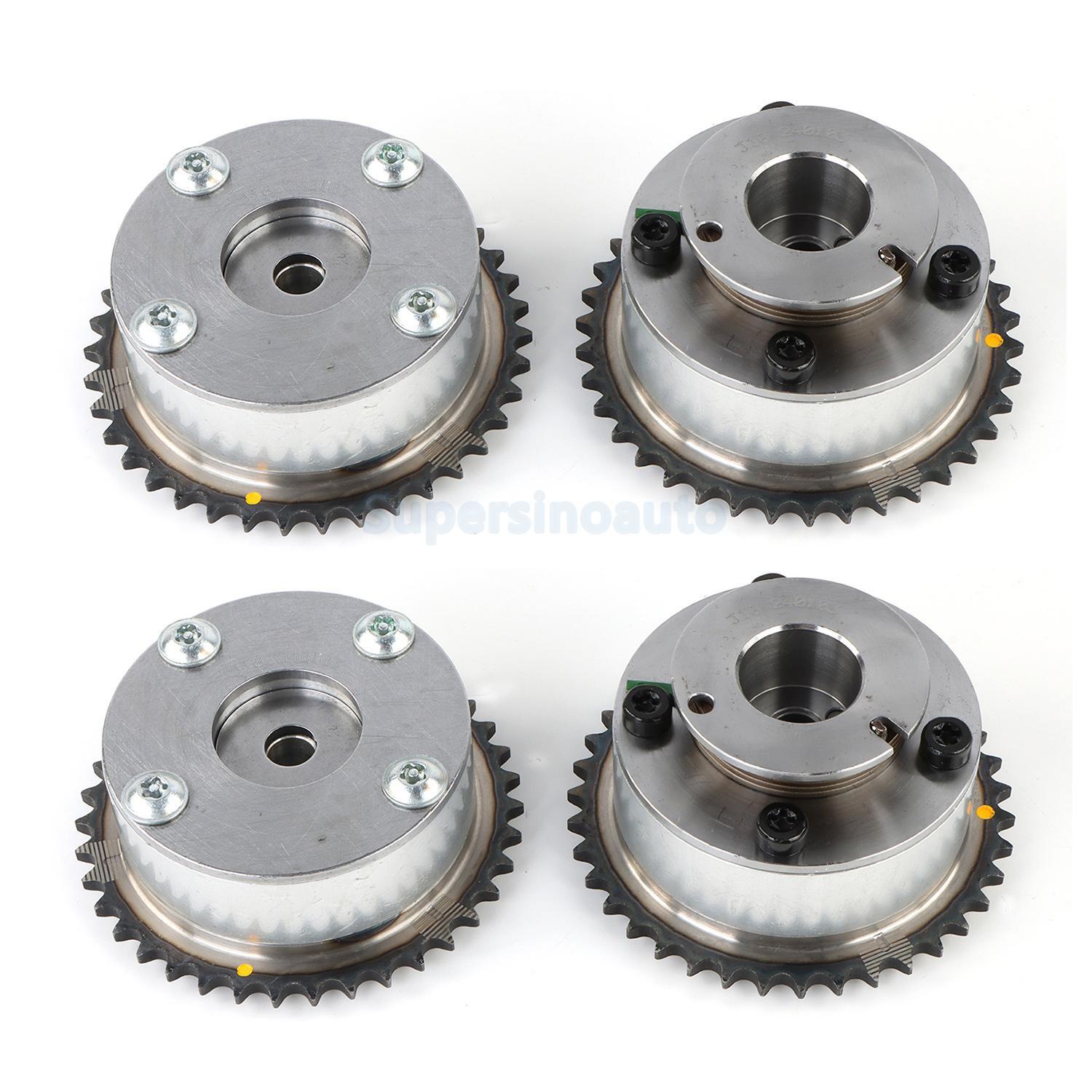 Intake Exhaust CVVT Gear Set for Hyundai for Kia 2014-2019 3.3L Camshaft Adjuster