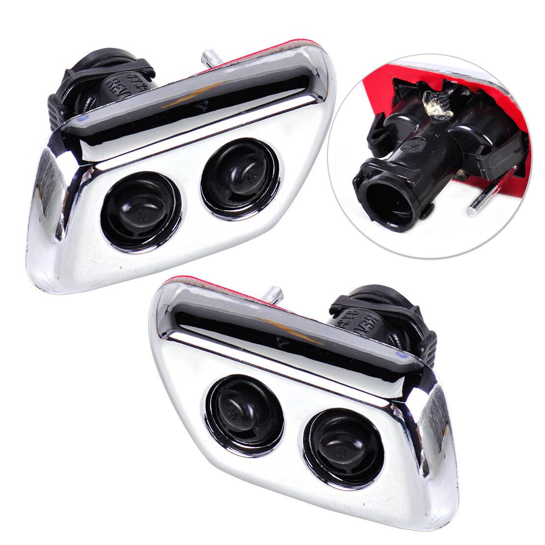 2x Head Light Lamp Washer Nozzle Jet DA805833AA Fit for Chrysler 300c 05-07 zb