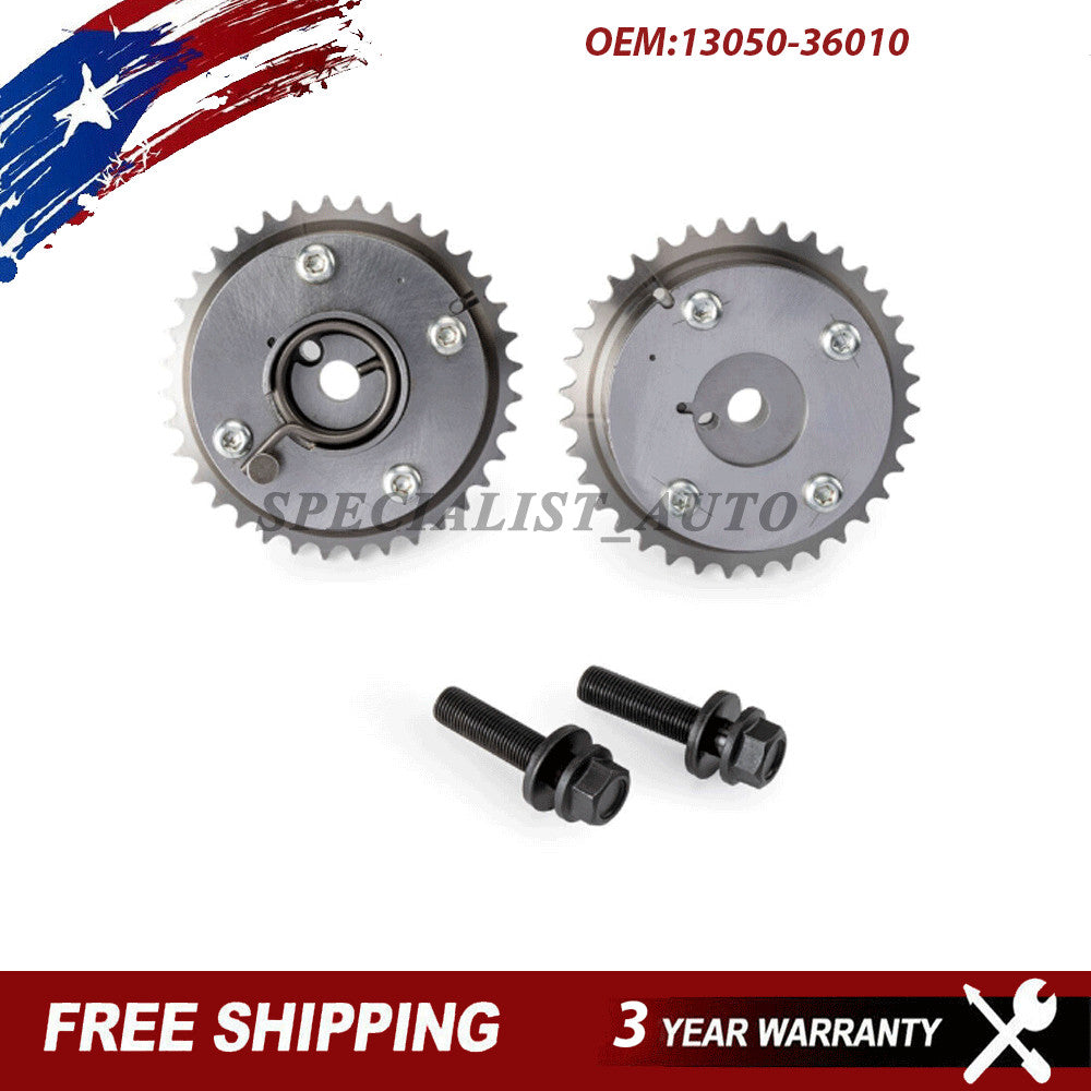 2x Camshaft Sprocket for Toyota for Camry RAV4 for Sienna Venza for Scion tC 2.5L 09-12