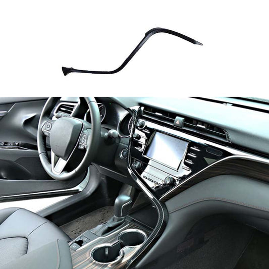 Central Console Instrument Strip Trim for Toyota for Camry 2018-2022 Carbon Fiber