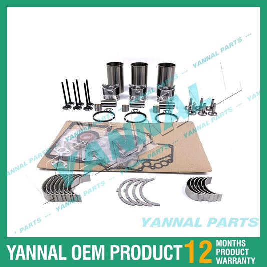 Engine rebuild kit for A1700 3-cylinder engine overhaul