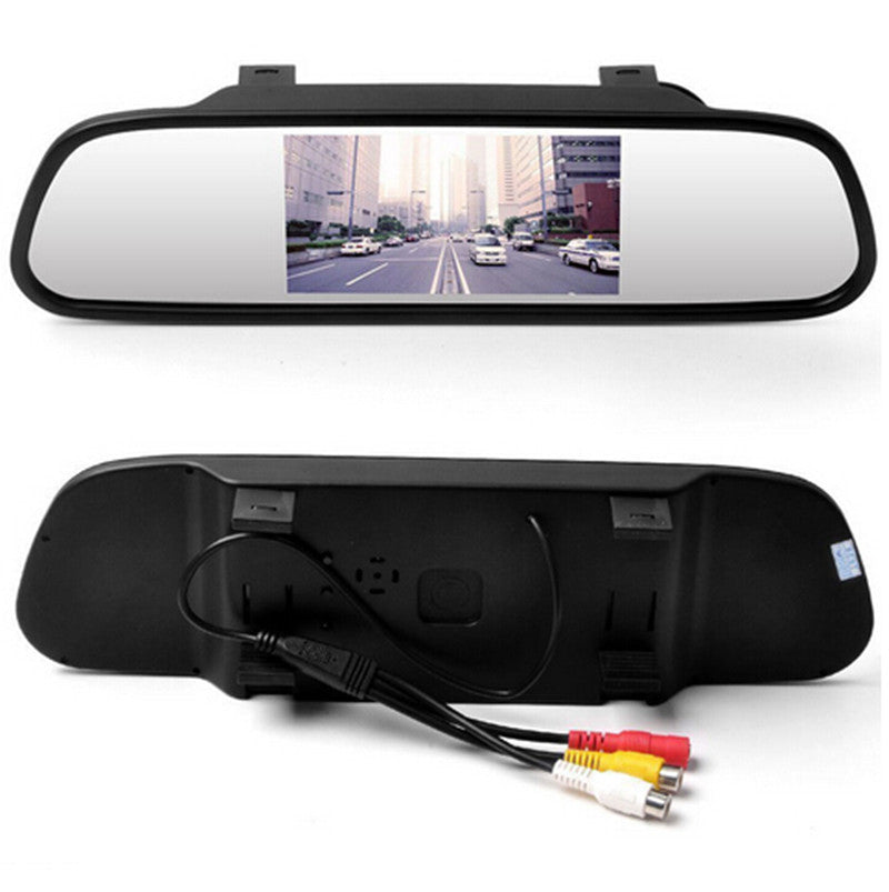 Car Auto Rear View Parking Monitor 4.3 LCD Video TFT Color Mirror Display