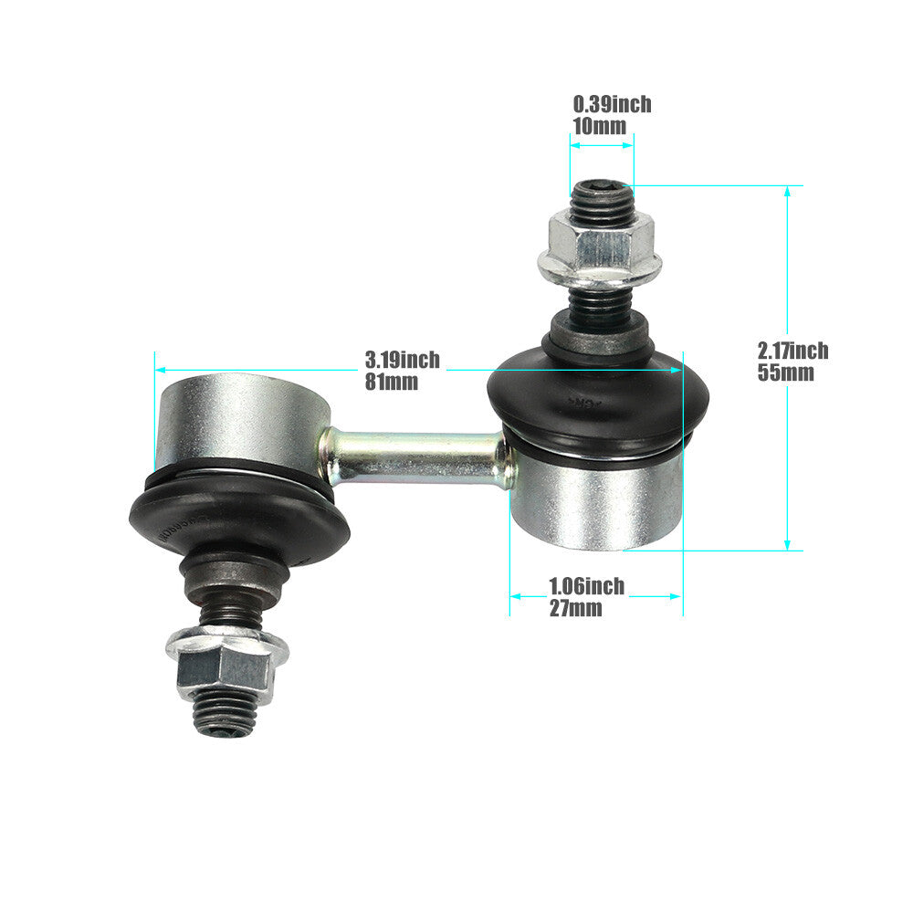 2-Piece Front Stabilizer Sway Bar Connection Kit for 2001-2011 for Honda Element for Acura RSX 