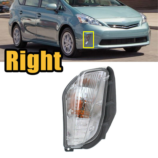 Right Front Bumper turn Signal Light for Toyota Prius V 2012 2013 2014