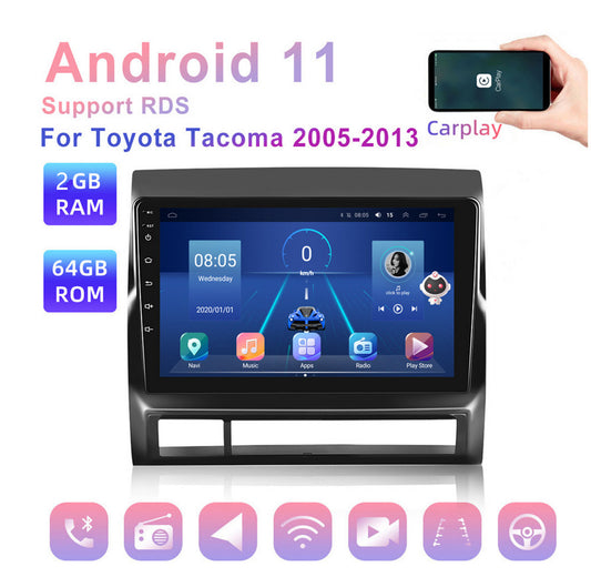 Fit For 2005-2013 for Toyota Tacoma Car Stereo Radio GPS Navi Touch Screen FM/RDS