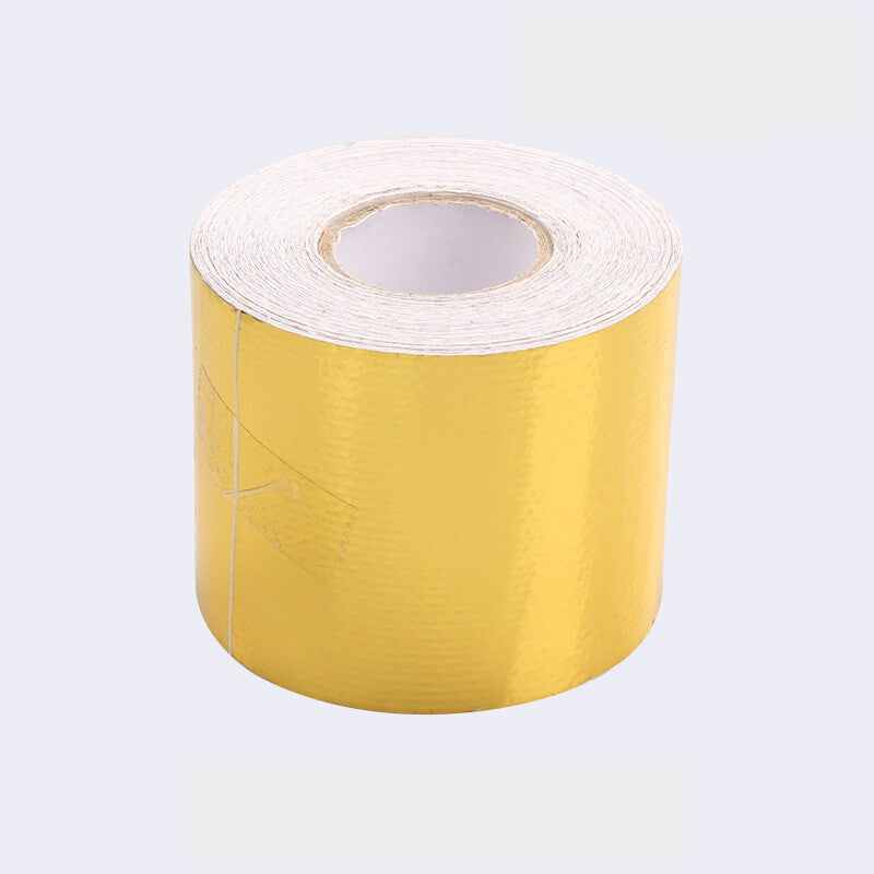32ft Reflective Adhesive High Temperature Heat Shield Wrap Tape Roll Intake Pipe