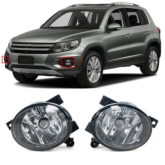 for VW for Tiguan 2012 2013 2014-2017 Left Right Front Clean Lens Fog Light Lamp