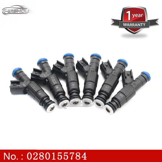6-pack fuel injectors 0280155784 Upgrade for Jeep Cherokee TJ 4.0L (1999-2001-2004)