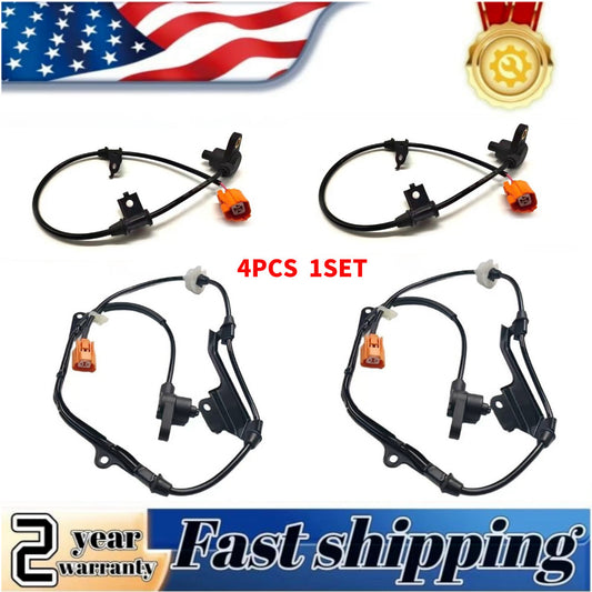 4-piece set ABS wheel speed sensors suitable for: for Honda 98-02 Accord, for Acura 99-03 CL, TL
