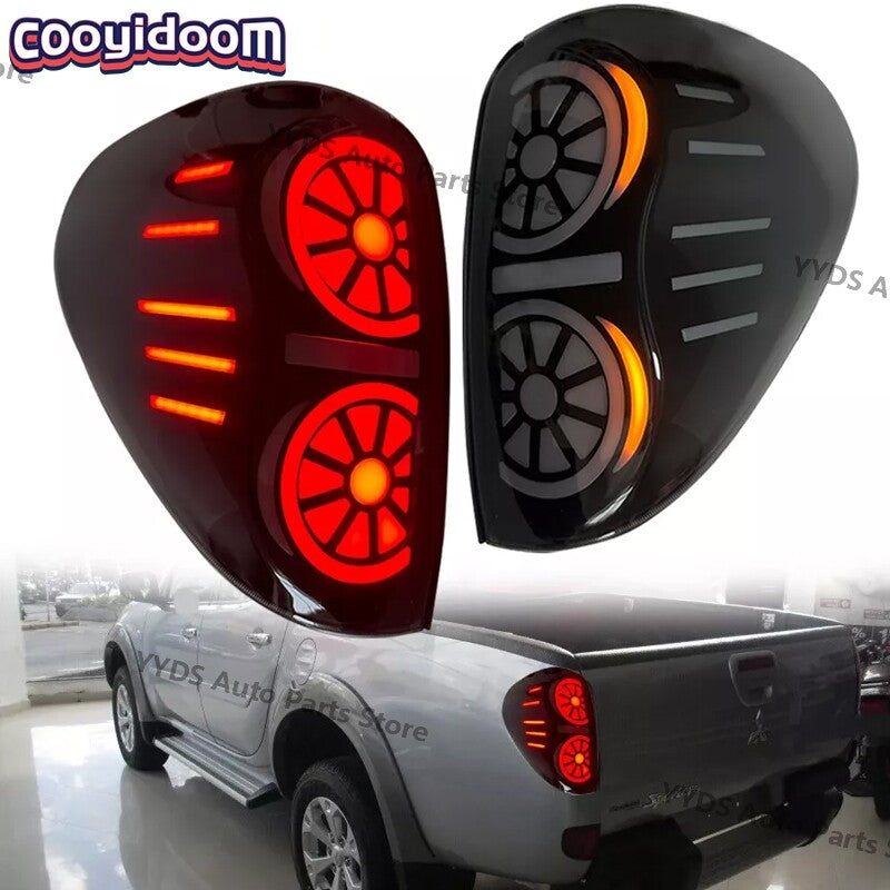 1. Dual-sided taillights and fog lights suitable for Mitsubishi Triton L200 2005 2014