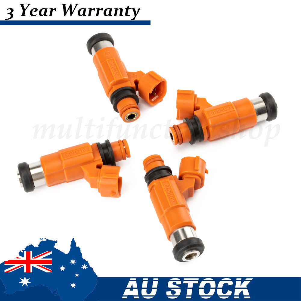 4PCS CDH210 INP771 NEW Flow Matched Fuel Injectors for Mitsubishi Lancer CE 1.8L