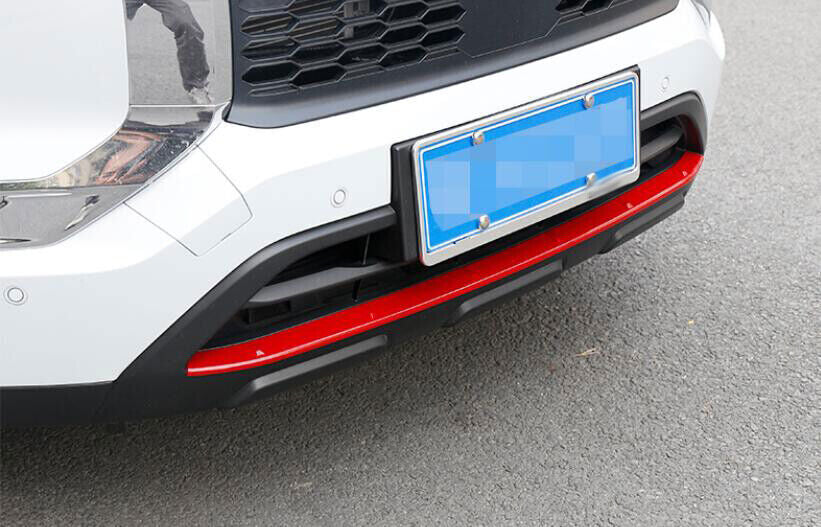 for Mitsubishi Outlander 2023-2024 Front Bumper Lower Protector Strip Gloss Red