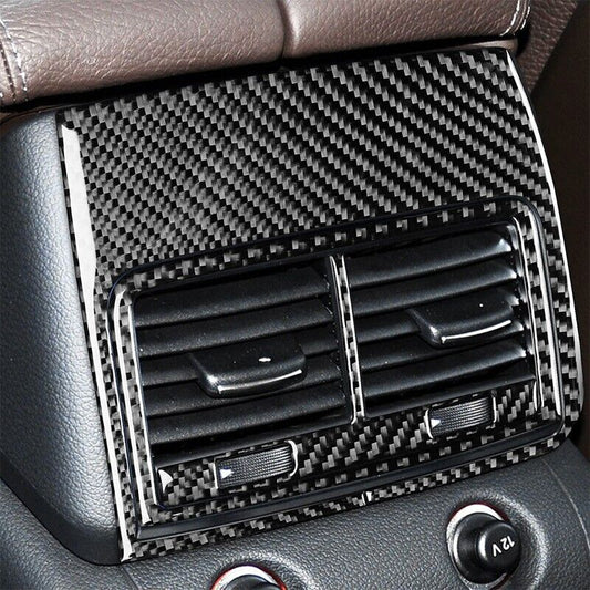 Real Carbon Fiber Car Rear Air Vent Outlet Cover Trim Fit for Audi Q7 2005-2015