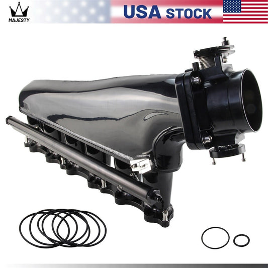 Intake Manifold Fuel Rail 90mm Throttle Body for Toyota Supra MK4 2JZ-GTE 3.0L