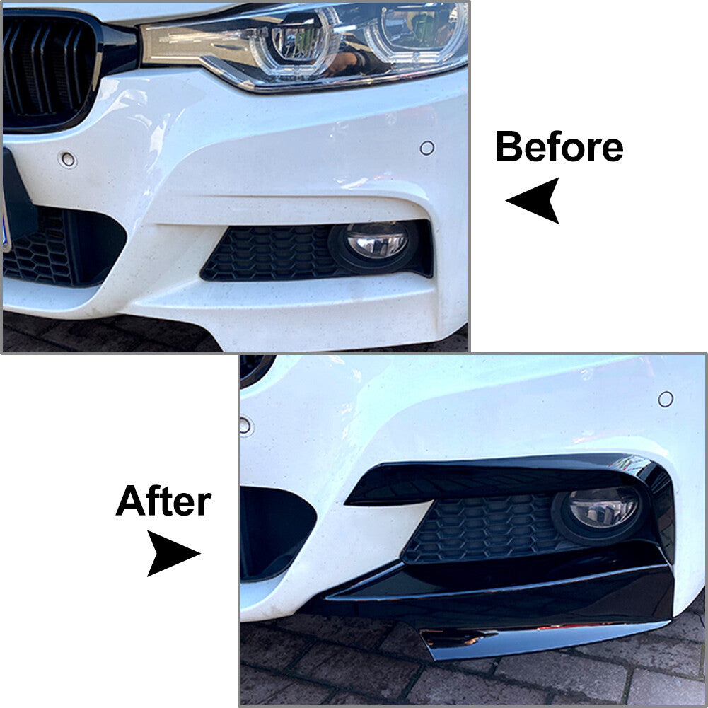 Front Bumper Fangs Trim Air Vent Lid Cover for BMW 3-Series F30 F312012-2018 15