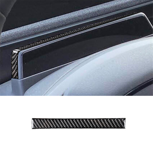 for Ford for Mustang Mach-E 2021-2022 Dashboard Border Frame Panel Trim Carbon Fiber