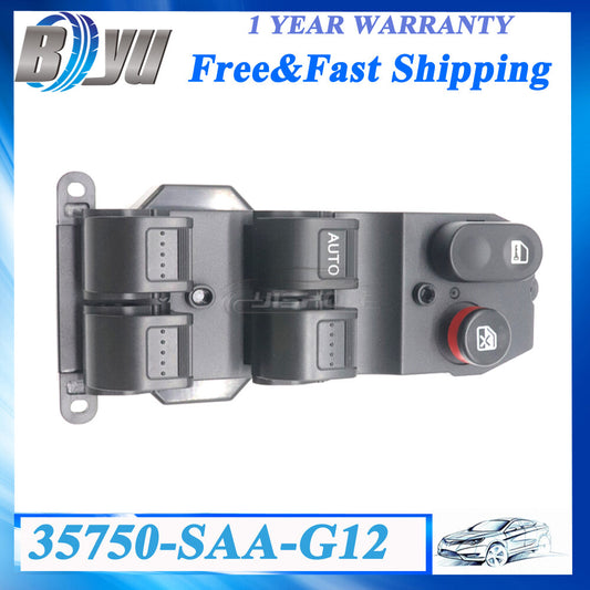 for Honda Jazz City Fit Base DX Power Master Window Lifter Switch 35750-SAA-G12