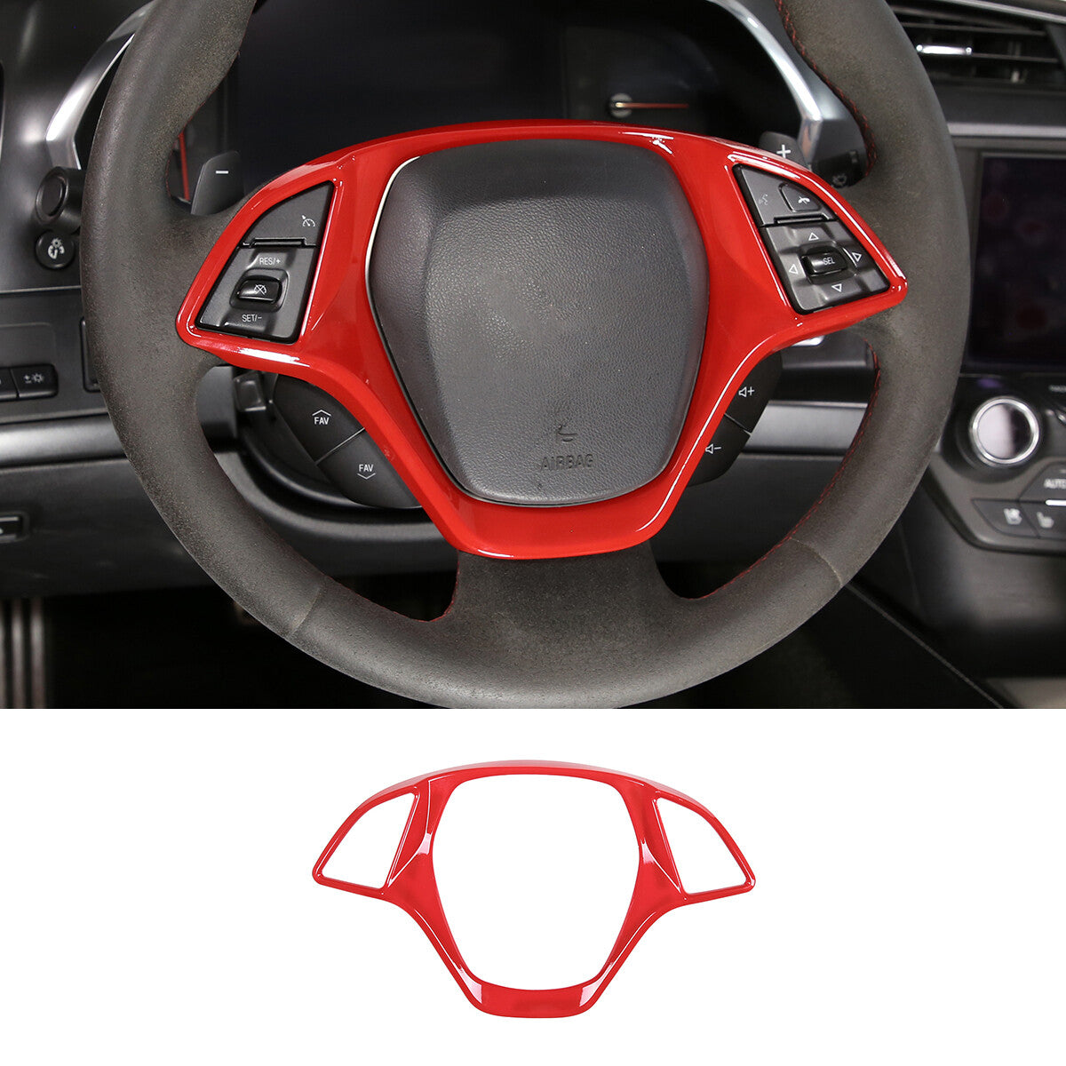 Carbon fiber gear shift indicator cover trim for Toyota FJ Cruiser 2007 - 2021