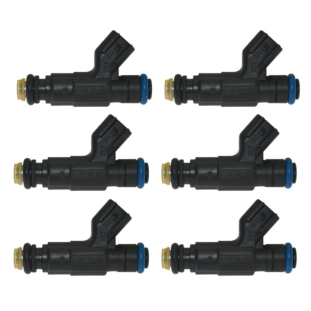 6-piece fuel injector kit 0280155863 suitable for 2000-2002 for Lincoln LS 3.0L V6 XW4E-A5C