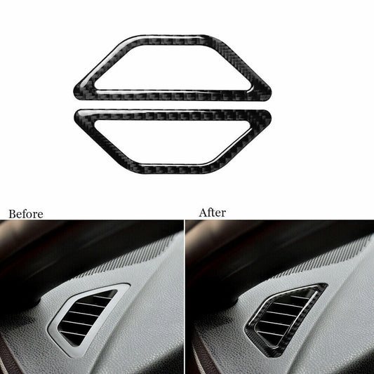 Carbon Fiber Car Dashboard Air Vent Outlet Trim for Subaru BRZ for Toyota 86 2013-20