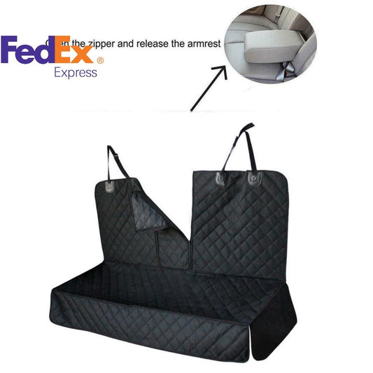 Black Car for SUV Rear for Seat Cover Bench Pad Pet Dog Mat Universal Waterproof 56x49