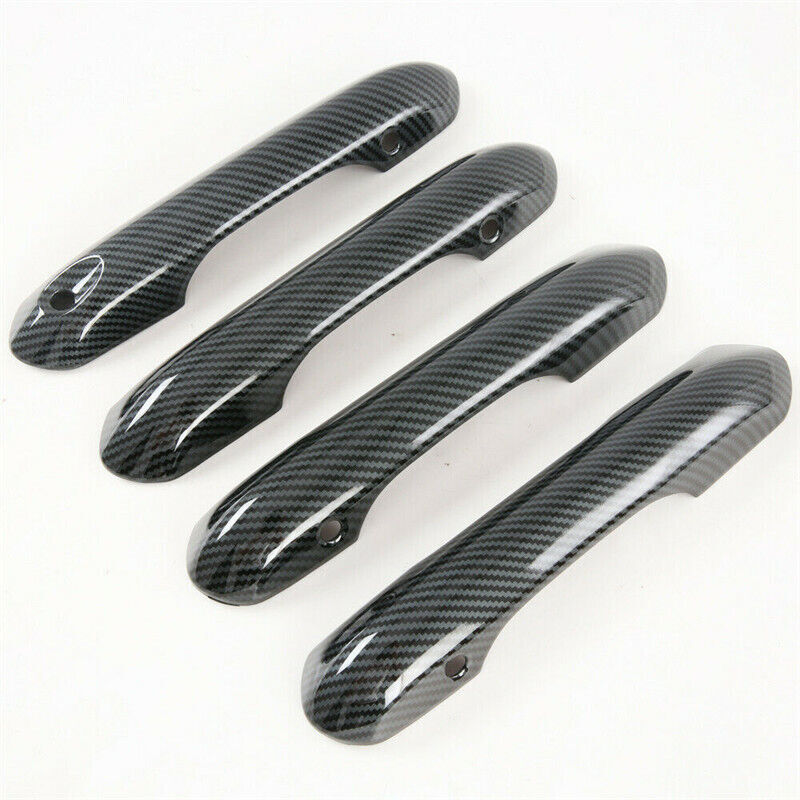 Carbon Fiber 4X Exterior Door Handle Cover Trim  for ford  Explorer 2020 2021 2022