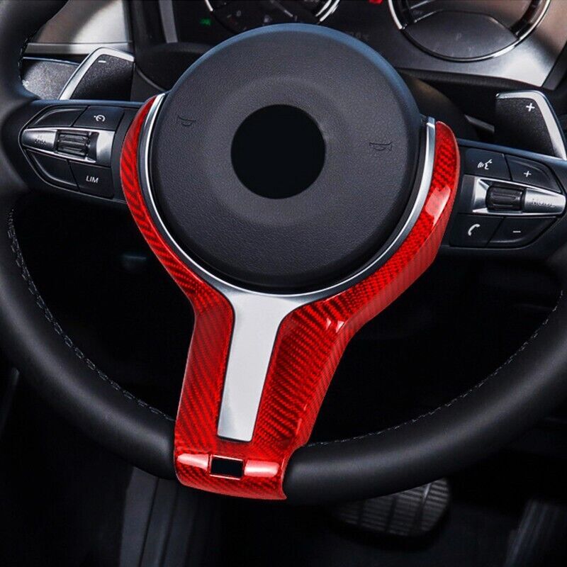 carbon fiber car steering wheel cover trim suitable for BMW M2 M3 M4 F87 F80 F82