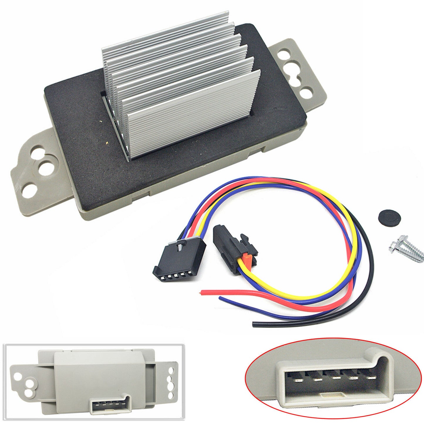 1581773 Engine Cooling Radiator Fan Resistor Kit for Chevrolet Silverado Tahoe