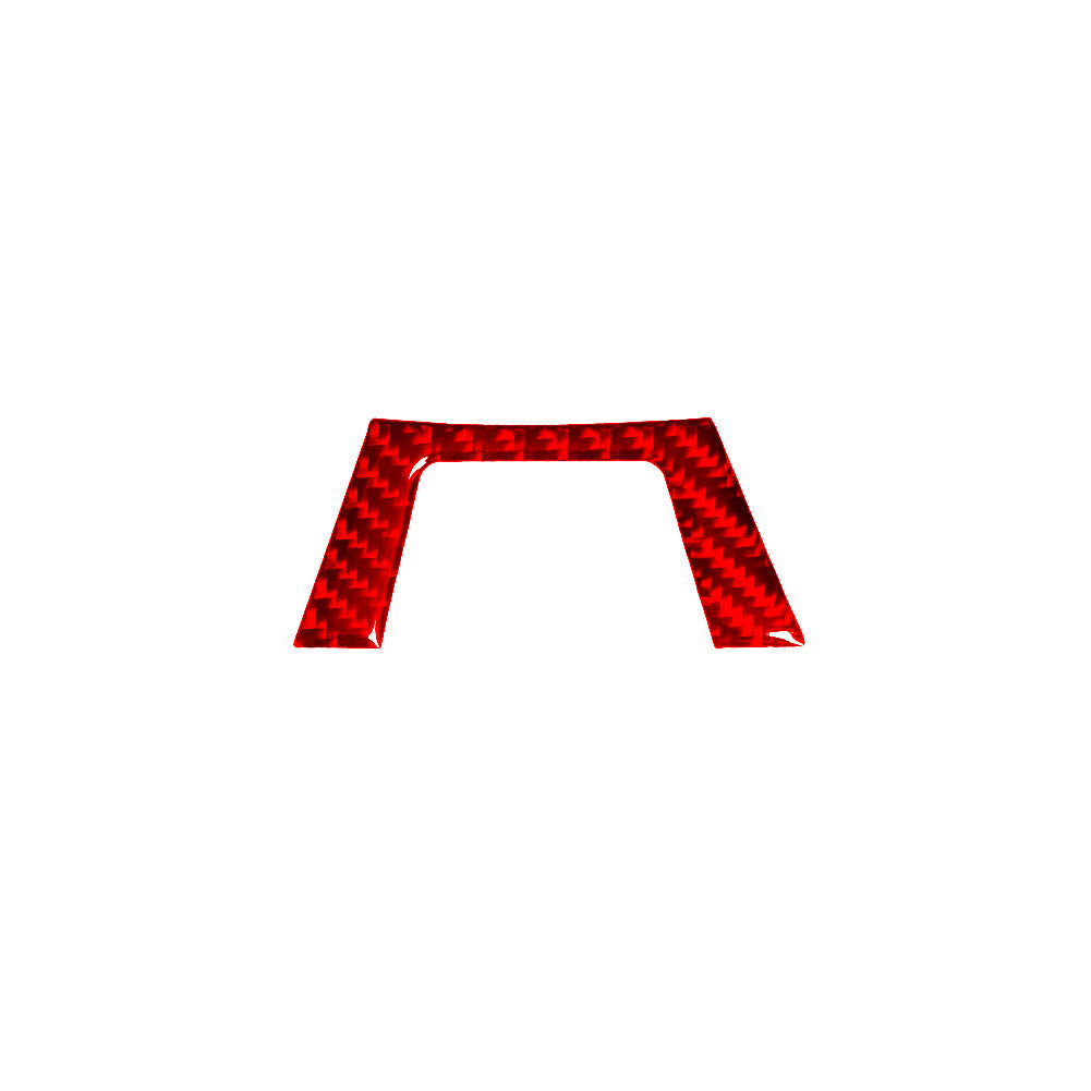 Red Carbon Fiber Steering Wheel Lower Cover Trim for Chevrolet Camaro 2016-2018