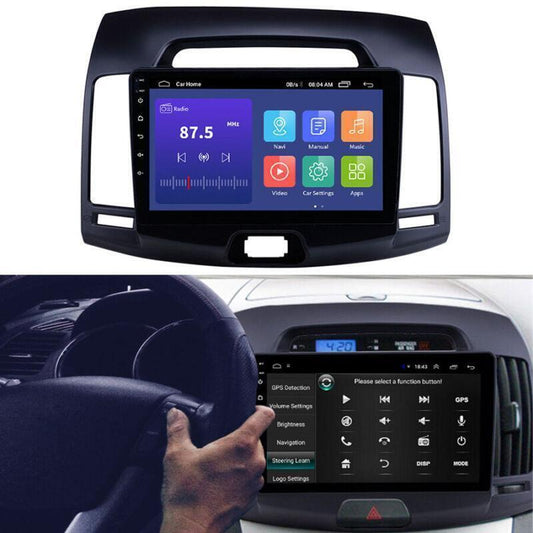 9 Android 10 Car Radio DAB DVR FM GPS Navigation for Hyundai for Elantra 2007-2011