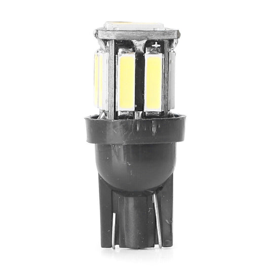 Car T10 7020 White LED 10SMD Panel Interior Dome Map Light Bulb Lamp Auto