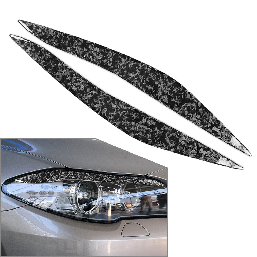 Headlight Eyebrow Eyelid Cover FIT for BMW 5 Series F10 2010-2013