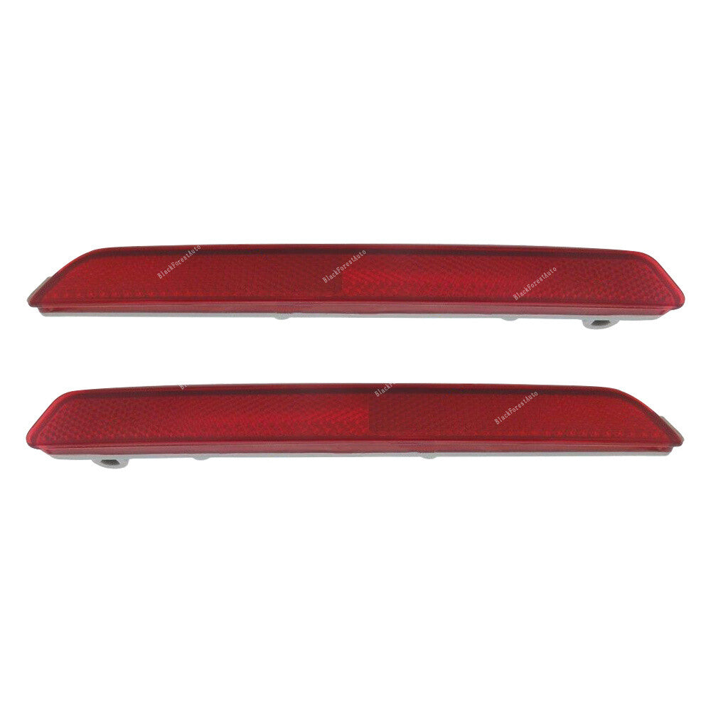 Rear L+R Side Bumper Tail Light Reflector Lamp Red Lens for Mazda 26 CX-7 CX-9