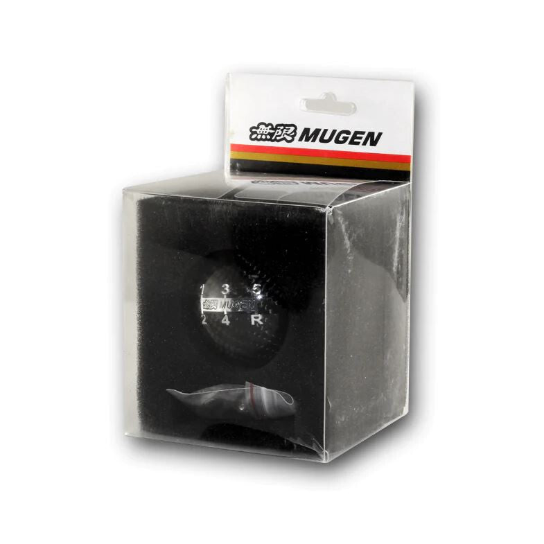 Car Shift Knob 5-speed Mugen Black Carbon Fiber for Honda for Acura