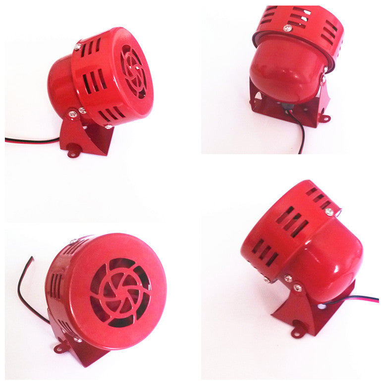 Motorcycle Air Raid Siren Tornado Horn Loud Sound Fire Security Alarm