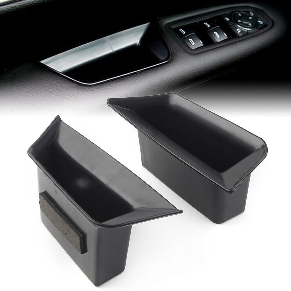 Front Door Handle Armrest Storage Box Tray Bin Kit for Cadillac XT5 2017-19 US