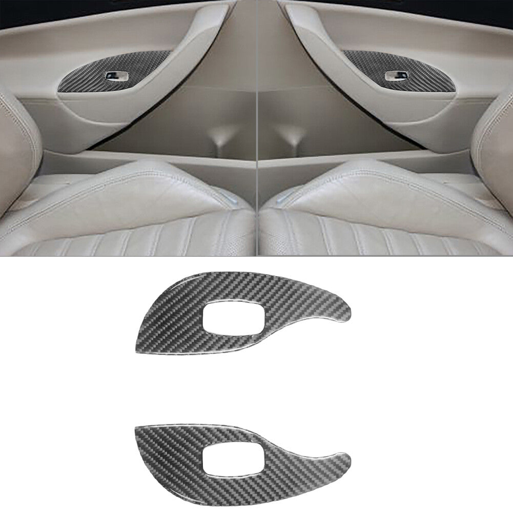 Carbon Fiber Rear Window Control Panel for Volkswagen for Passat 2006-2011