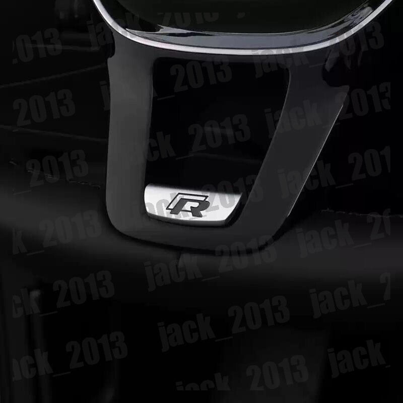 stainless R Steering Wheel Sequin Cover Trim for Volkswagen for VW for Passat 2016-2024