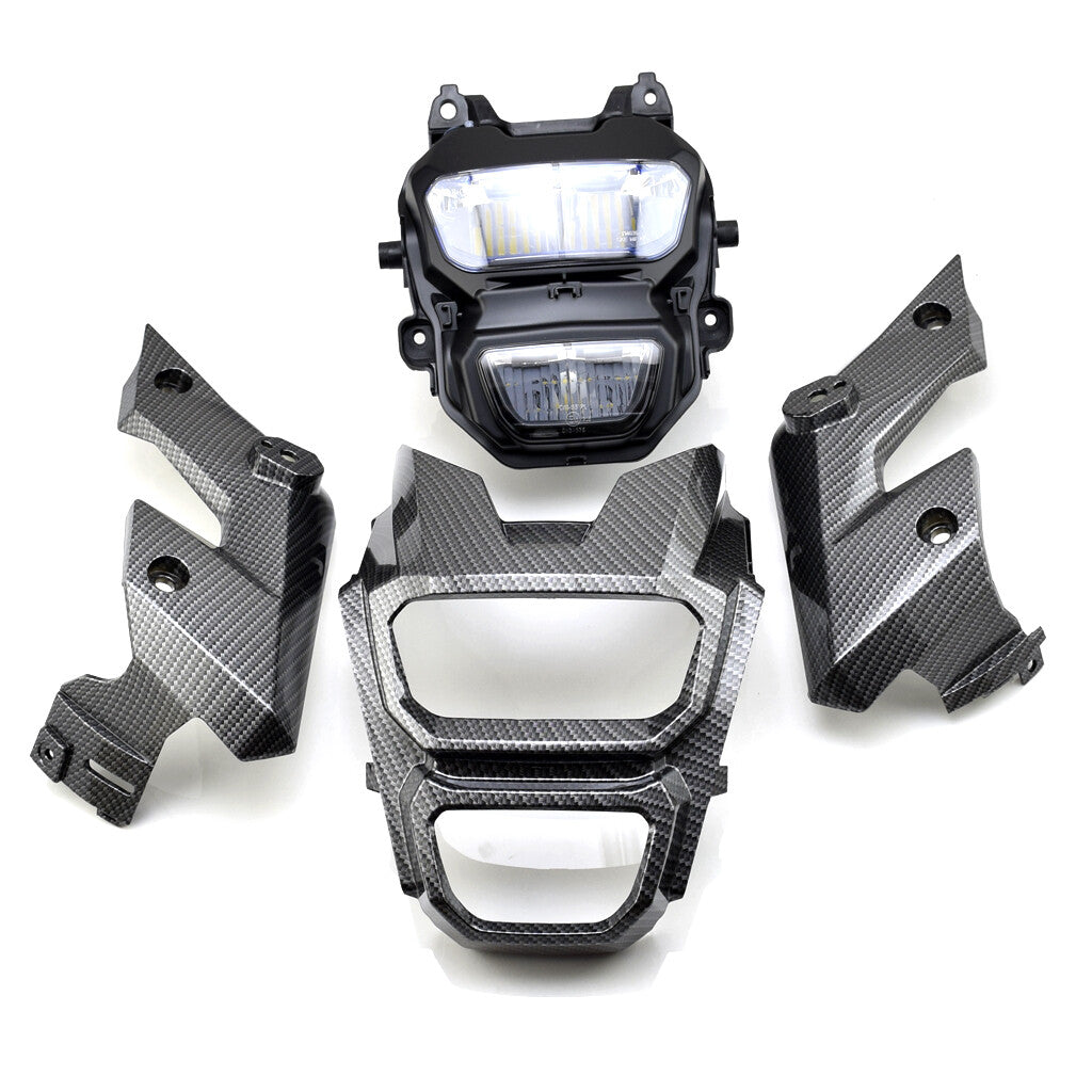 LED Headlight Monkey Front Light Lamp And Cover for Honda Grom MSX125 2016-2018