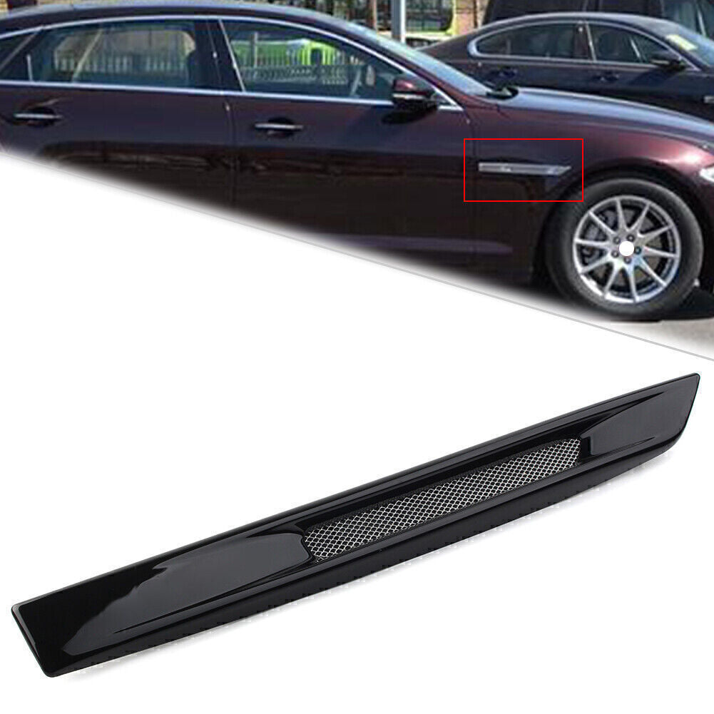 Right Gloss Black Front Side Fender Air Vent Grille For 2010-2019 2012 for Jaguar XJ