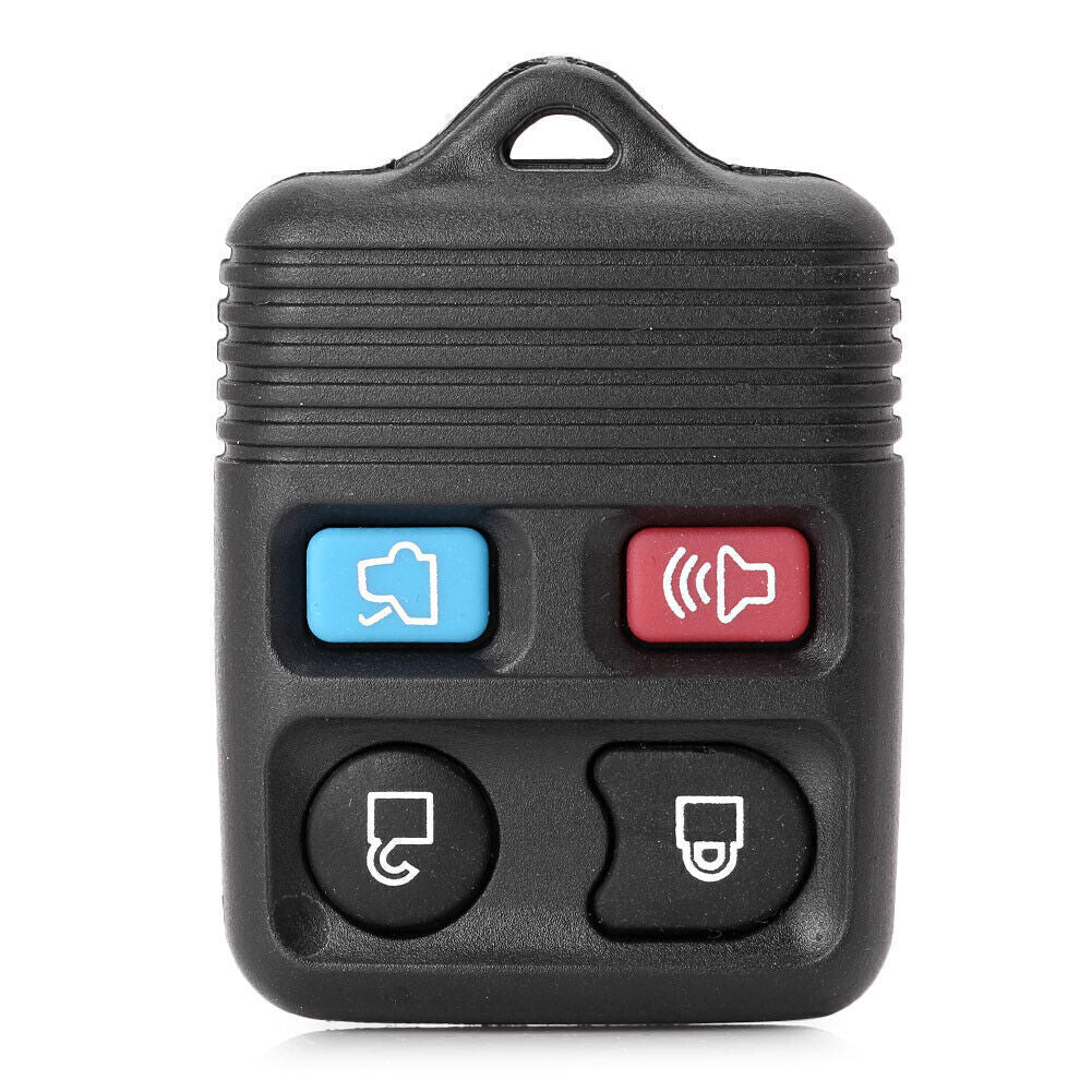 Remote Control Keyless Entry Replacement Key Fob 4-Button for Ford for Mercury Pair