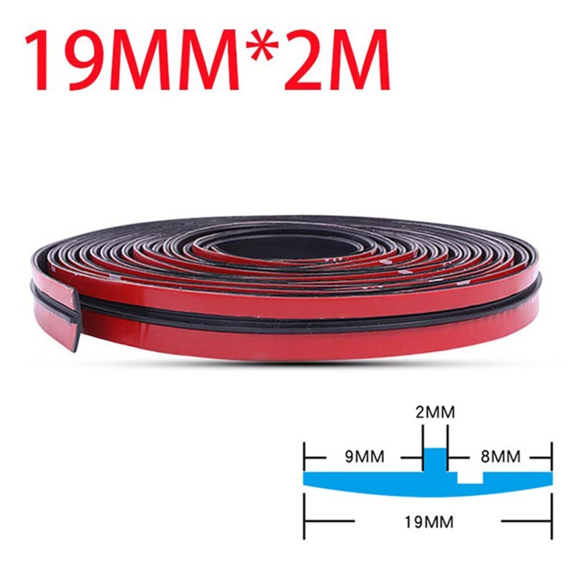 Automotive rubber strip edge sealant for car roof and windshield, protective glass kit