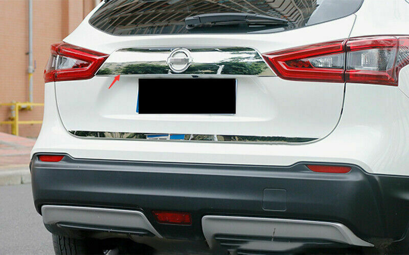 for Nissan Rogue Sport 2017-2021 ABS Chrome Rear Door Trunk Lid Cover Panel Trim