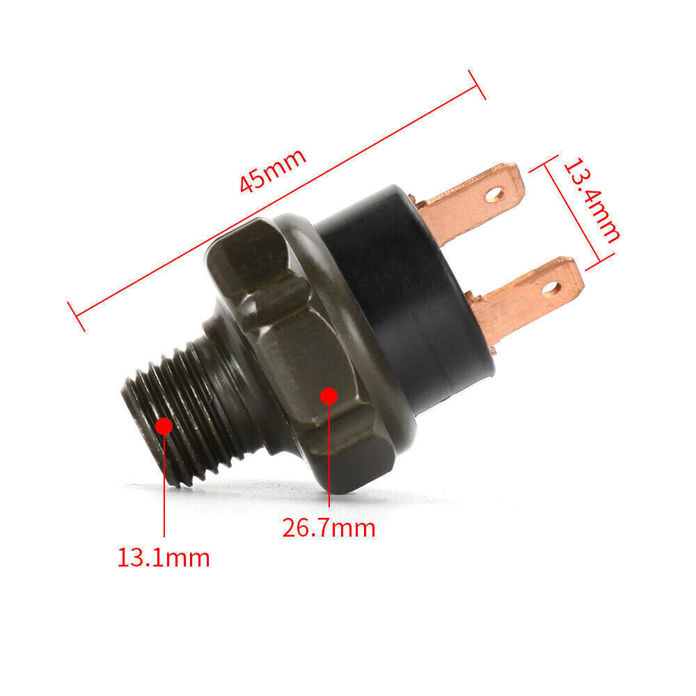 Air Pressure Switch Tank Mount Thread 1/4 NPT 12V/24V For Train Horn 150-180PSI