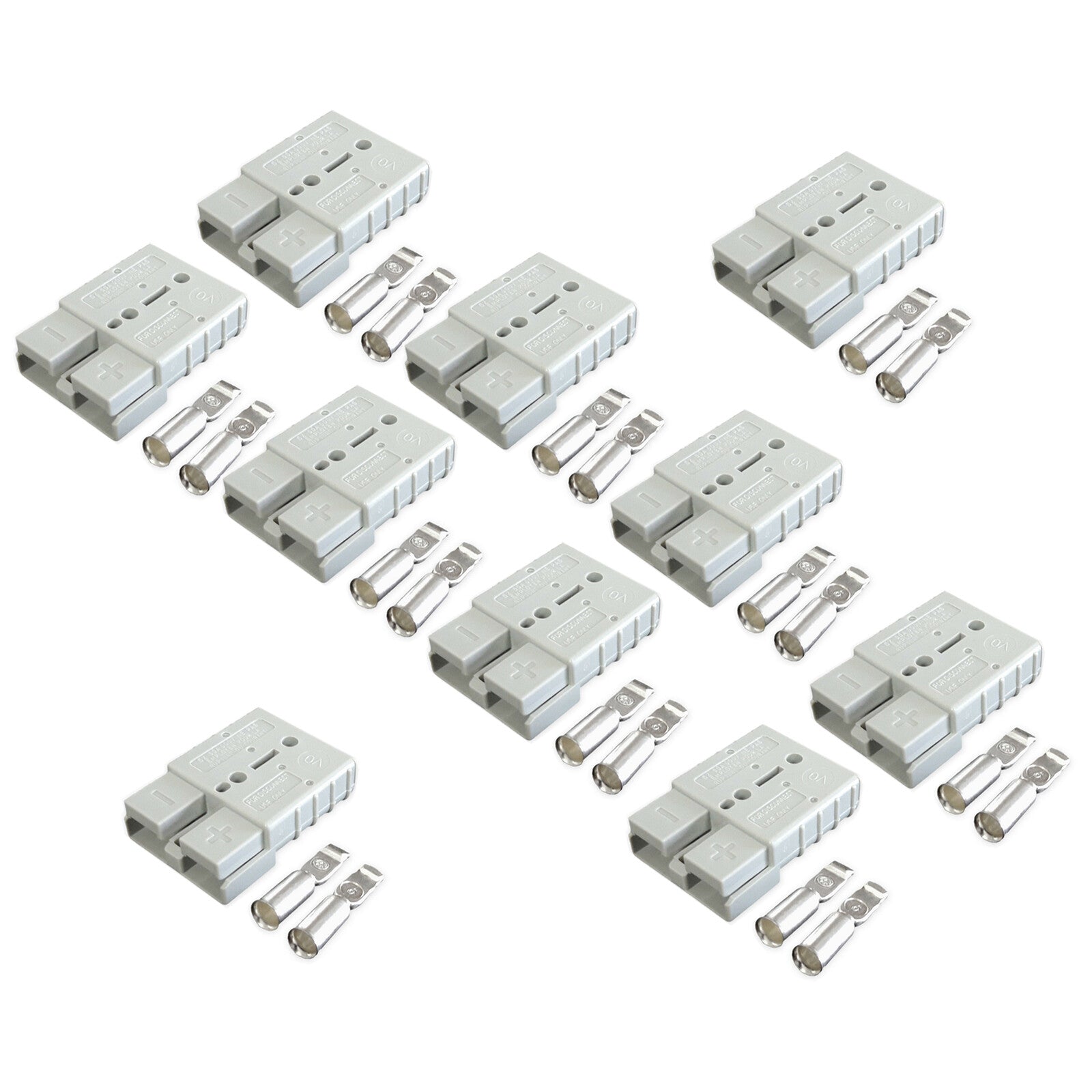 10Pack For Anderson Style Plug Connectors DC Power Tool 50 AMP 12-24V 6AWG