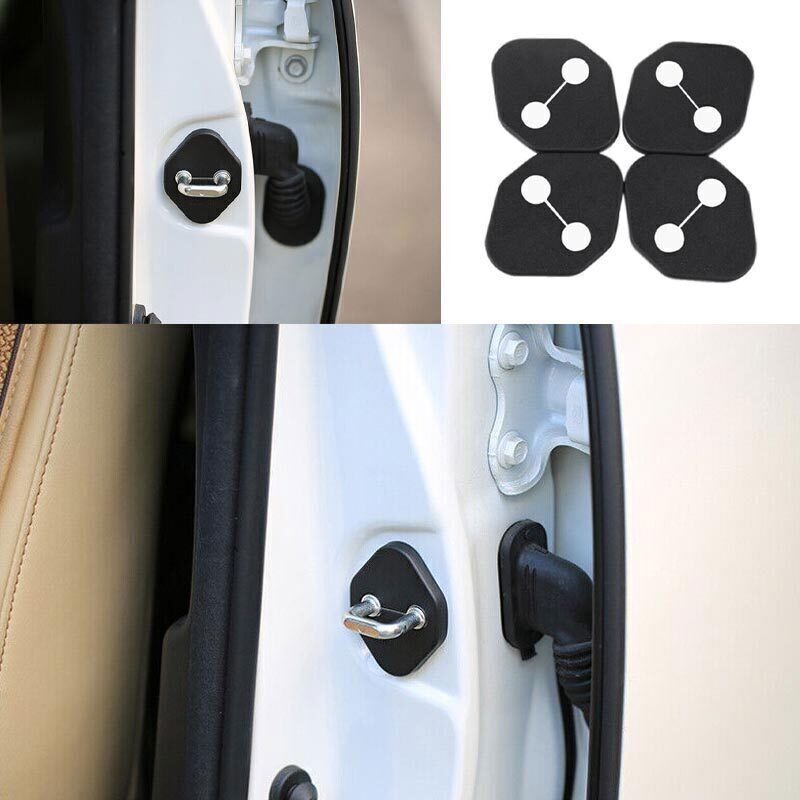 Cover Trim 4P ABS Matt Black for Toyota Highlander 14-2019 Door Lock Protection