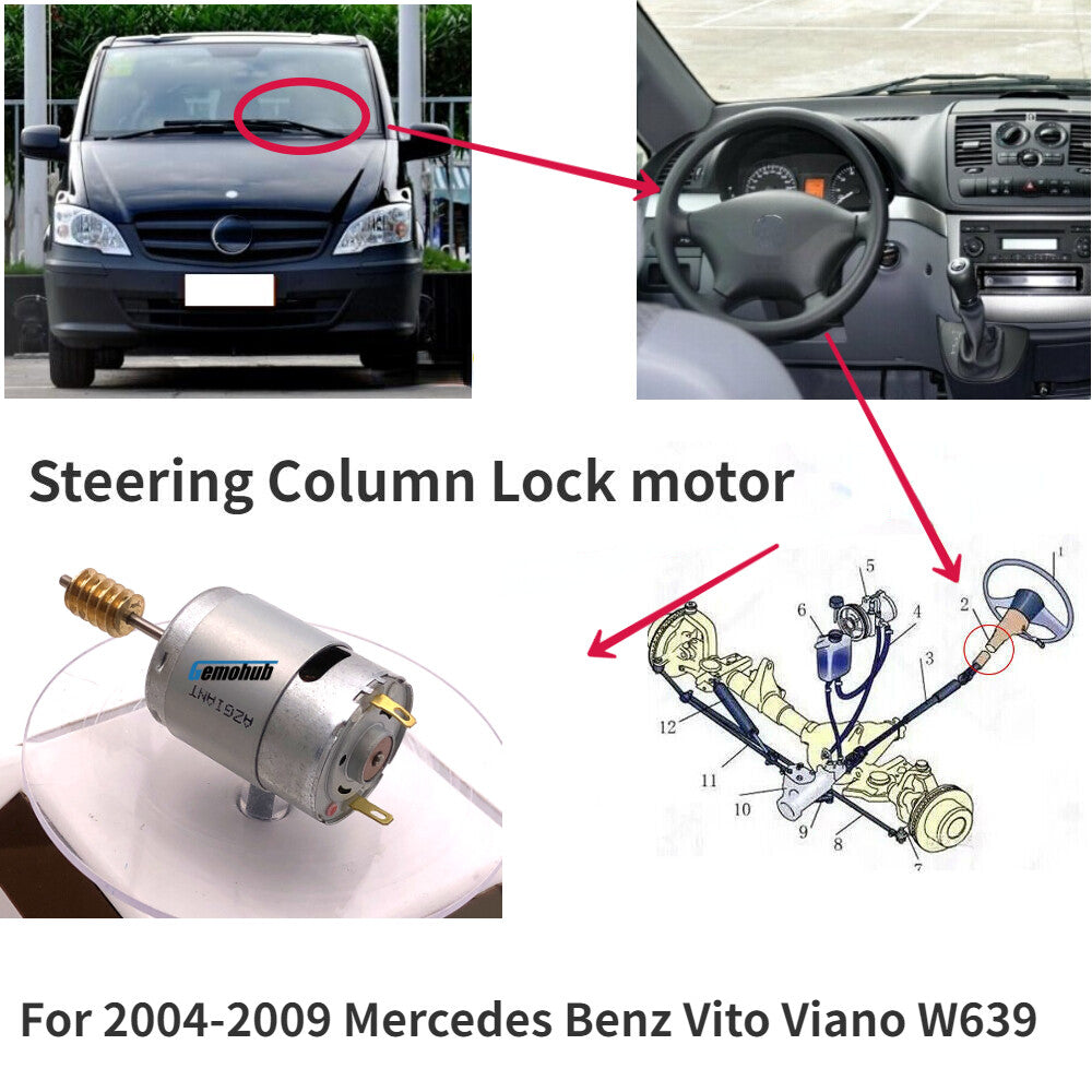 Steering Column Lock motor for 2004-2009 for Mercedes-Benz Vito Viano W639