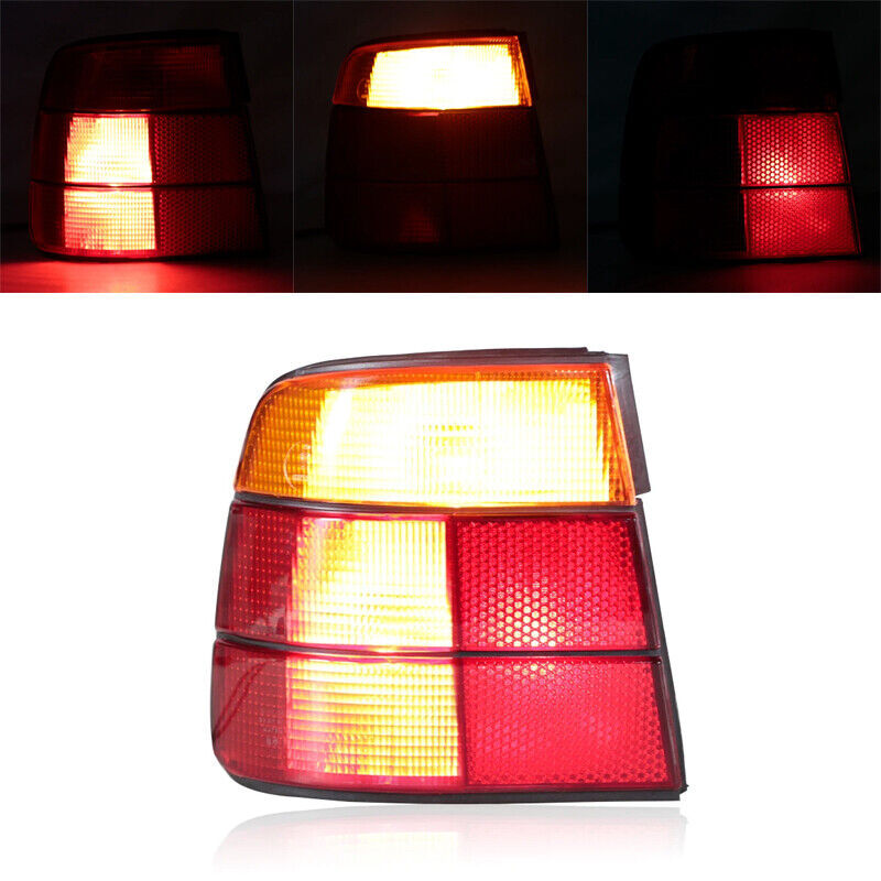 Suitable for BMW 5 Series E34 1988 - 1995 rear taillights, bumper lights, and brake lights.