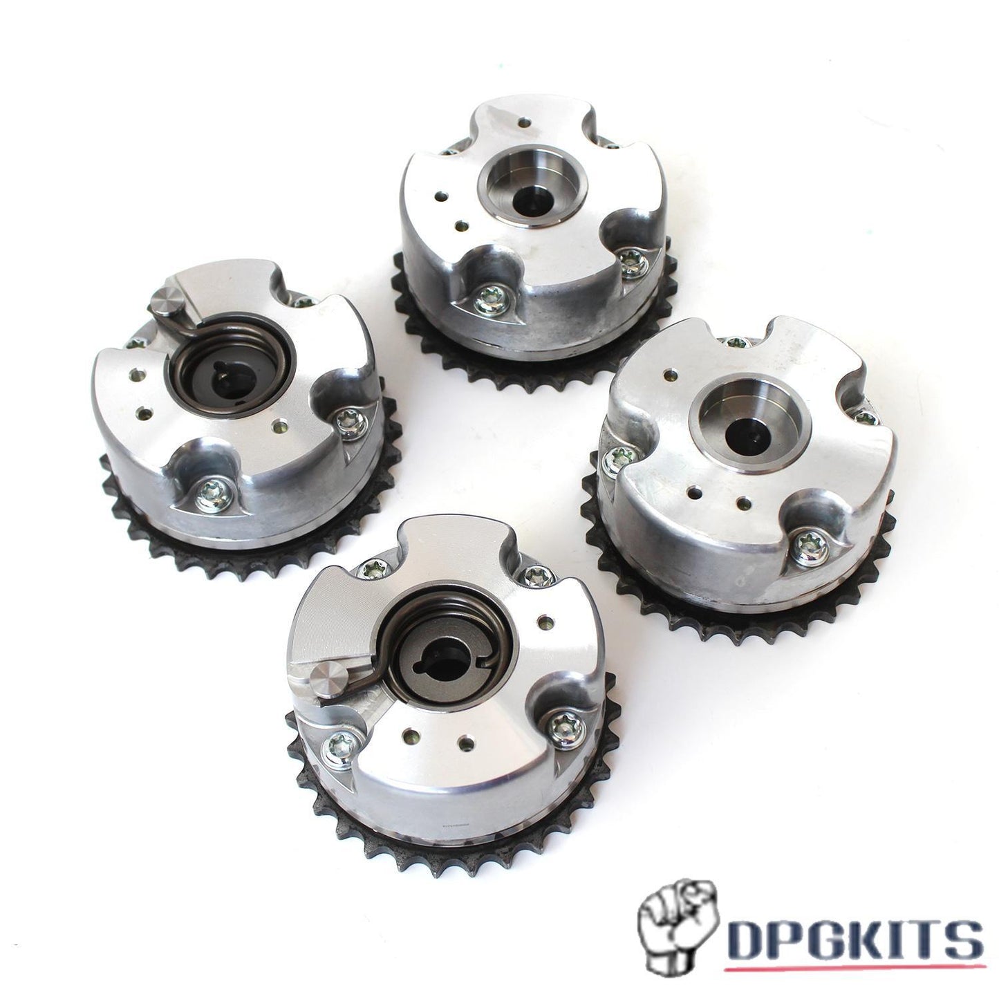 4Pcs Intake  Exhaust Camshaft Adjuster VVT Gear for VW for Audi 4.2L 06E109083L