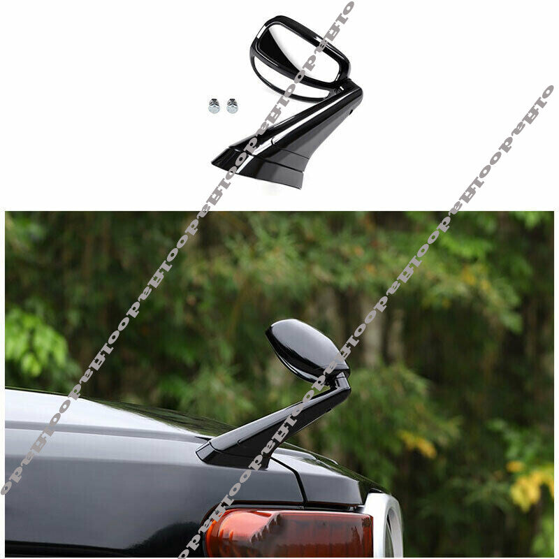 for Toyota FJ Cruiser 07-21 Black Engine Hood Sand Board assist Rearview Mirror